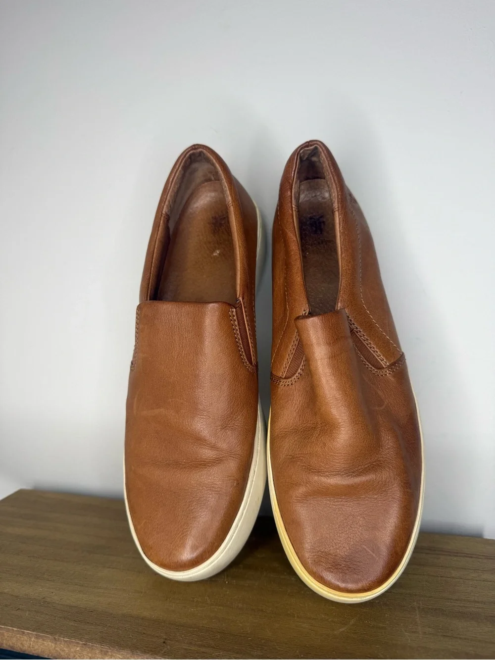Men's Slip-On Leather Casual Shoes - Frye